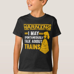 T-shirt Funny Railfan Citation Trainspotter Train Lover Ra