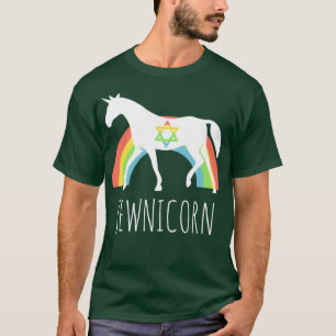 T-shirt Funny Rainbow Jewnicorn juif Unicorn