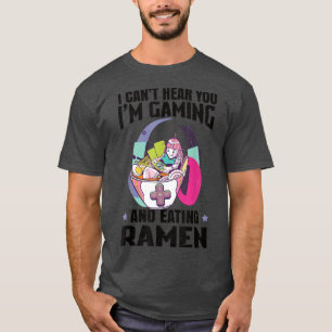 T-shirt Funny Ramen Bowl Japon Asie Gamer Jeu