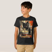 T-shirt Funny Ramen Cat Noodle Lovers Anime Otaku  (Devant entier)