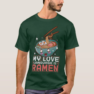T-shirt Funny Ramen Merch For Anime Lovers  Kawaii Japanes