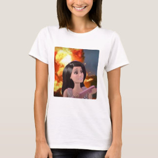 T-shirt Funny Raquel de retour aux chemises de l'école