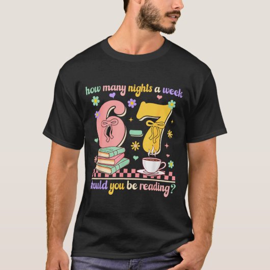 T-shirt Funny Reading 67 Teacher Six Seven Reading 6 7 Boo (Devant)