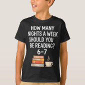 T-shirt Funny Reading 6 7 Six Seven Meme Englieacher Book  (Devant)