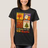 T-shirt Funny Ready Ber Months Autumn Halloween Thanksgivi (Devant)