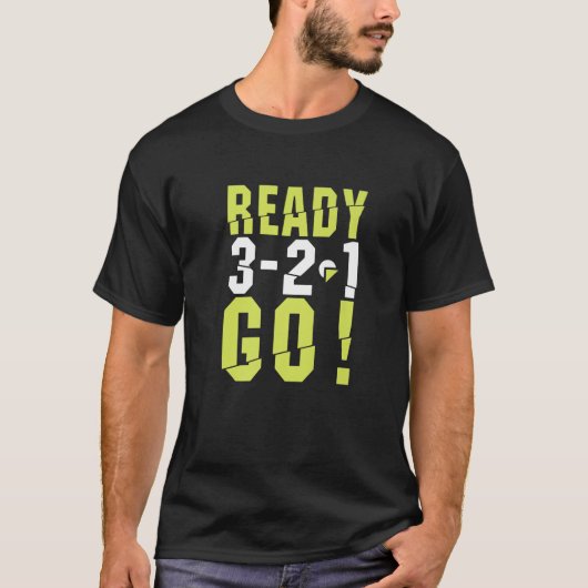 T-shirt Funny Ready Go Start Running Co (Devant)