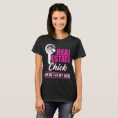 T-shirt Funny Real Estate Chick Property Broker Femmes (Devant entier)