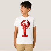 T-shirt Funny realistic lobster (Devant entier)