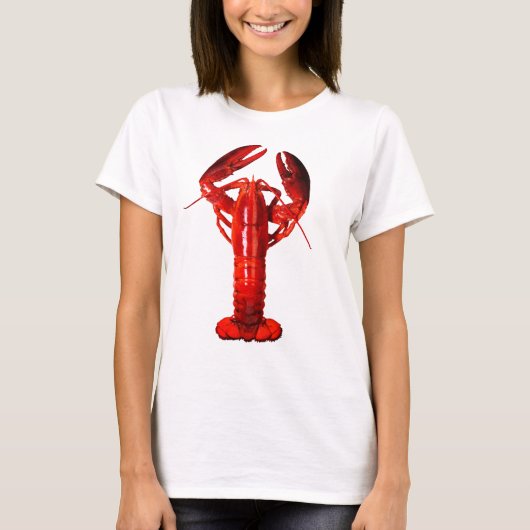 T-shirt Funny realistic lobster (Devant)