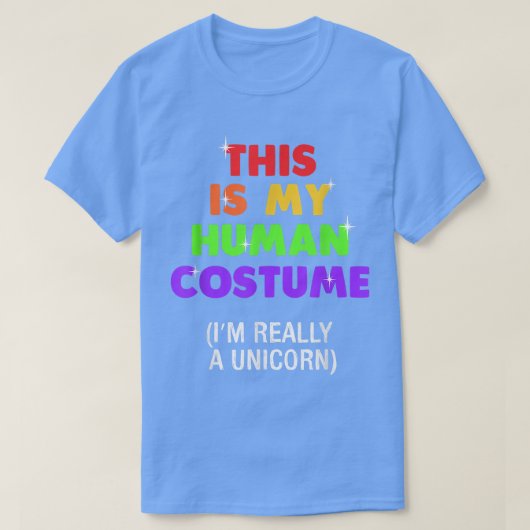 T-shirt Funny Really A Unicorn  Halloween Costume 2815 (Design devant)