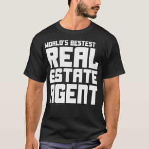 T-shirt Funny Realtor Real Estate Agent Mondes meilleur Ag