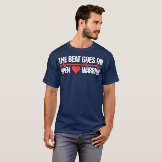 T-shirt Funny Recovery Open Heart Bypass Surgery (Devant entier)