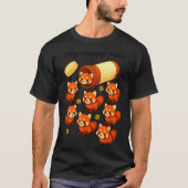 T-shirt Funny Red Panda My Happy Lls Animal Lover Boys Gir (Devant)