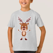 T-shirt Funny Reindeer (Devant)