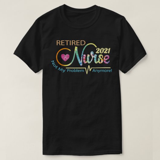 T-shirt Funny Retired Nurse Retirement Party Tie Dye Graph (Design devant)