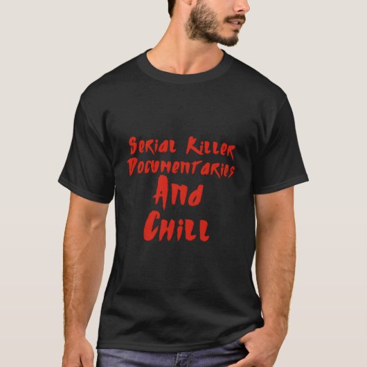 T-shirt Funny Retro Cadeaux Serial Killer Documentations E (Devant)