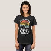 T-shirt Funny Retro Disc Golf Frisbee Golfing (Devant entier)