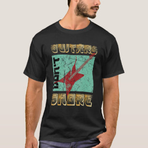 T-shirt Funny Retro Electric Guitare Design Graphiste Guit