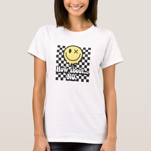 T-shirt Funny retro Et pas de sarcasme (Devant)