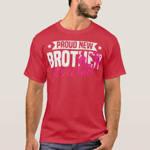 T-shirt Funny Retro Fière Nouveau Frère C'est une fille Ge