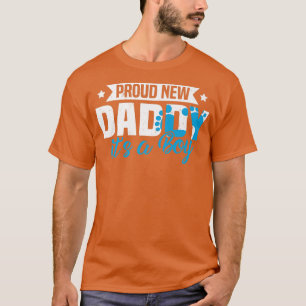 T-shirt Funny Retro Fière Nouveau Papa C'est un garçon Gen