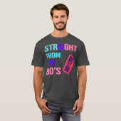 T-shirt Funny Retro Gaming Joystick Droite de (Devant entier)