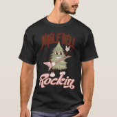 T-shirt Funny Retro Jingle Bell Rocking Christmas Tree (Devant)
