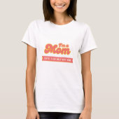 T-shirt Funny retro Maman - Le café est mon seul espoir, r (Devant)