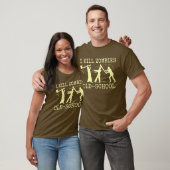 T-shirt Funny Retro Old School Zombie Killer Hunter (Unisexe)
