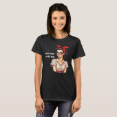 T-shirt Funny Retro Rockabilly Spicy Woman Tee (Devant entier)