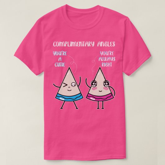 T-shirt Funny Right Acute Triangle Math Teacher (Design devant)