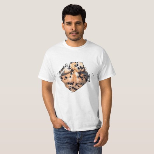 T-shirt Funny Ripped Spider Nightmare Déplaisant Crawlie (Devant entier)