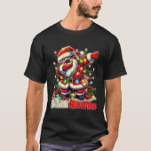 T-shirt Funny Rizz Santa Claus Dabbing Christmas Skibidi R (Devant)