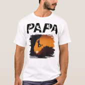 T-shirt Funny Rock Climat | Bouldering - Papa Climber (Devant)