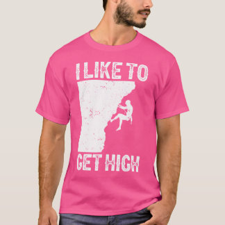 T-shirt Funny Rock Escalade Pour Hommes Femmes Montagne In