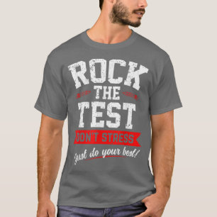 T-shirt Funny Rock Le Test Retro Vintage Test Jour Teac