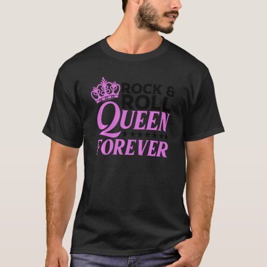T-shirt Funny Rock N Roll Queen Concert Pour Femmes Dames (Devant)