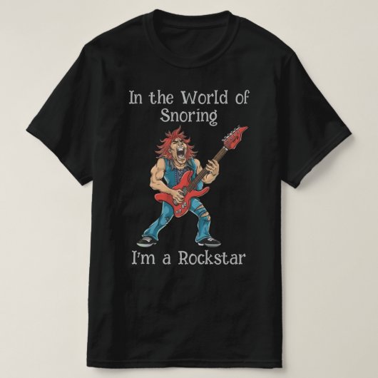 T-shirt Funny Rockstar (Design devant)