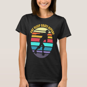T-shirt Funny Roller Skates Rollerblade Chaussures Skate D