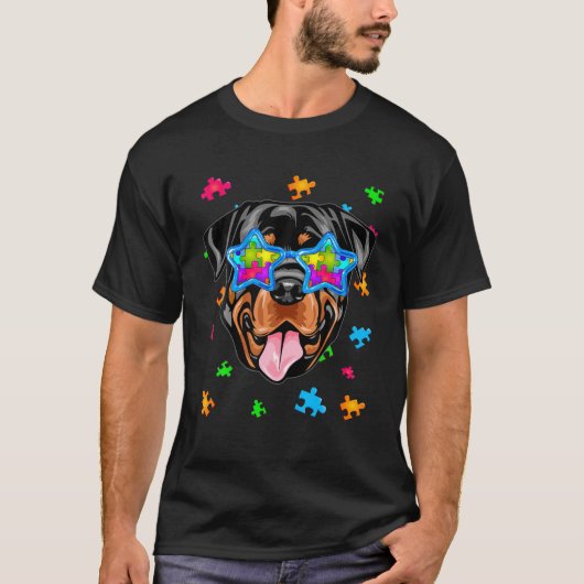T-shirt Funny Rottweiler (Devant)