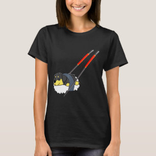 T-shirt Funny Rottweiler Sushi mignon cadeau Amoureux des
