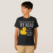 T-shirt Funny Rubber Duck Little Voices dans ma tête (Devant entier)