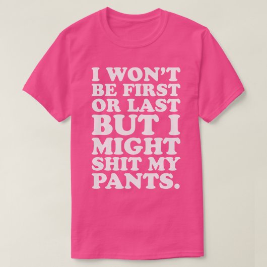 T-shirt Funny Runner Marathon Trail Runner First Dernier M (Design devant)