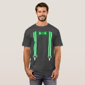 T-shirt Funny Saint Patricks Day Shamrock Bow Cravate (Devant entier)