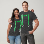 T-shirt Funny Saint Patricks Day Shamrock Bow Cravate (Unisexe)
