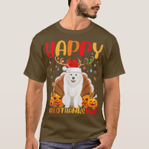 T-shirt Funny Samoyed Dog Lover Happy Samoyed HelloThanksM