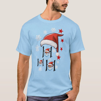 T-shirt Funny Santa Hat Ho Ho Ho Christmas 2026 Graphic