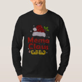 T-shirt Funny Santa Mema Claus Christmas Matching Family (Devant)
