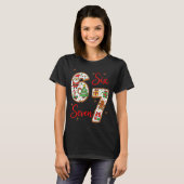 T-shirt Funny Santa Says Six Seven 6 7 Christmas Meme  (Devant entier)