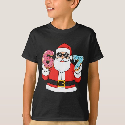 T-shirt Funny Santa Six Seven 67 Ice Cream Drip Christmas  (Devant)
